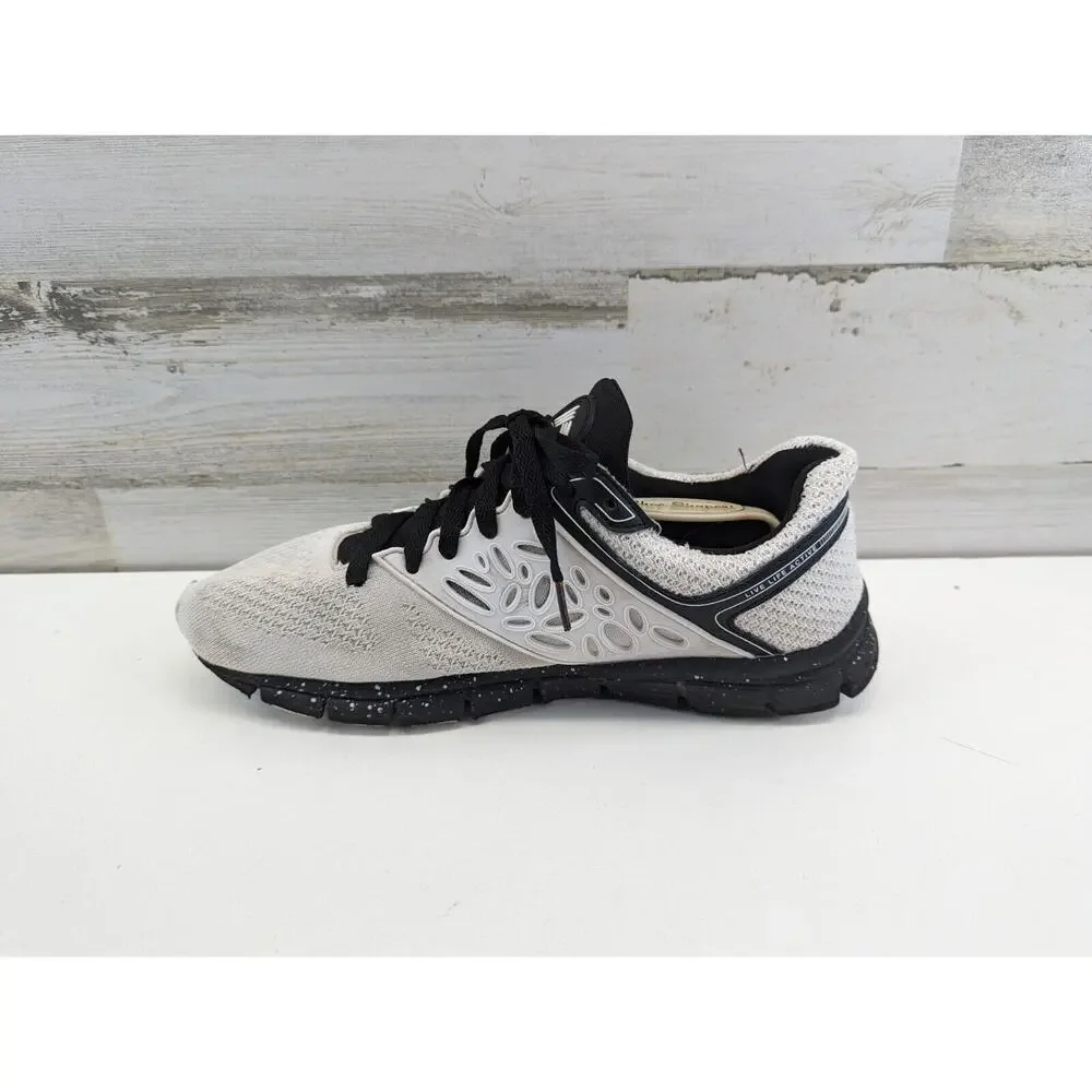 Reebok White Black Splatter Low Top Running Shoes EF6402 AJAX2-k Men's‎ Size 8.5 - Picture 8 of 14